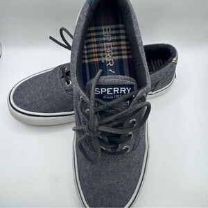 Sperry Top Sider Mens Striper II  CVO 1772706, Gray Casual Sneakers Size 7, EUC